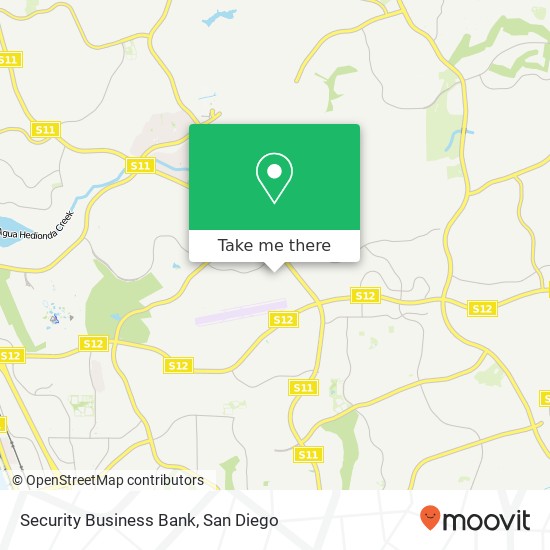 Security Business Bank map