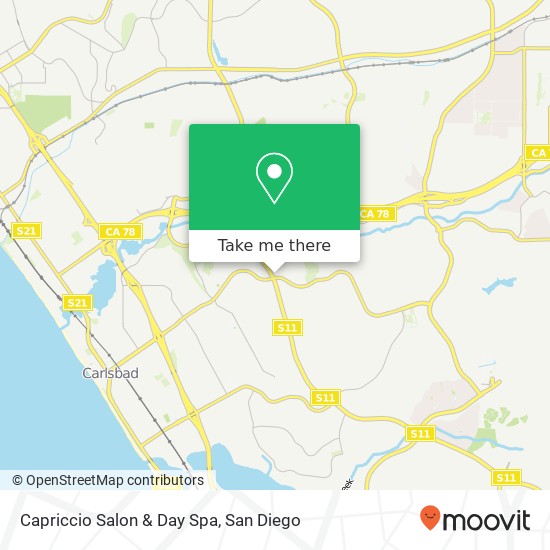 Capriccio Salon & Day Spa map