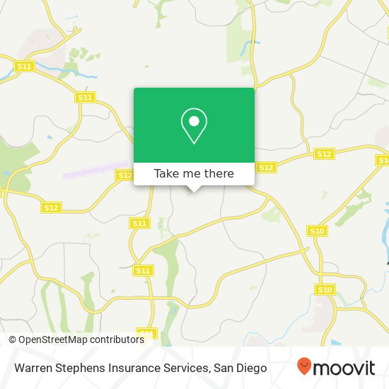 Warren Stephens Insurance Services map