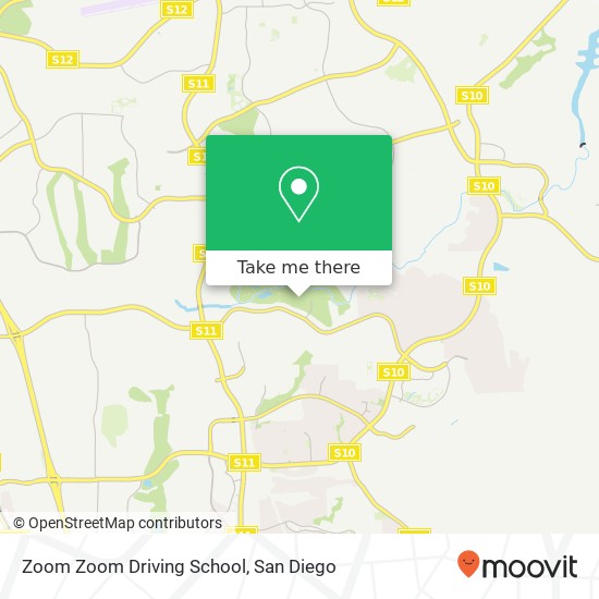 Mapa de Zoom Zoom Driving School