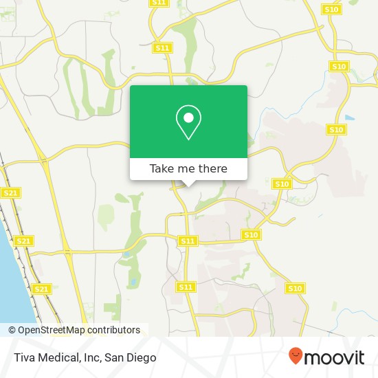 Mapa de Tiva Medical, Inc