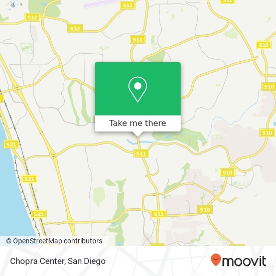 Chopra Center map