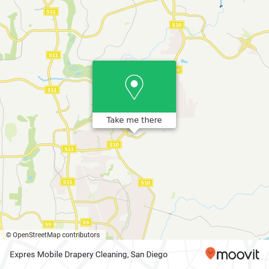 Expres Mobile Drapery Cleaning map