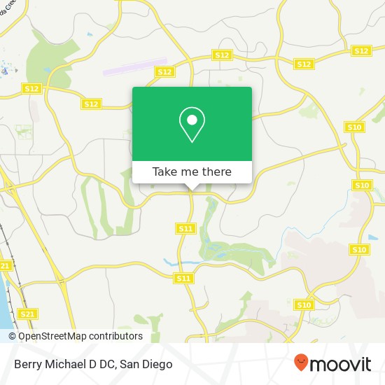 Mapa de Berry Michael D DC