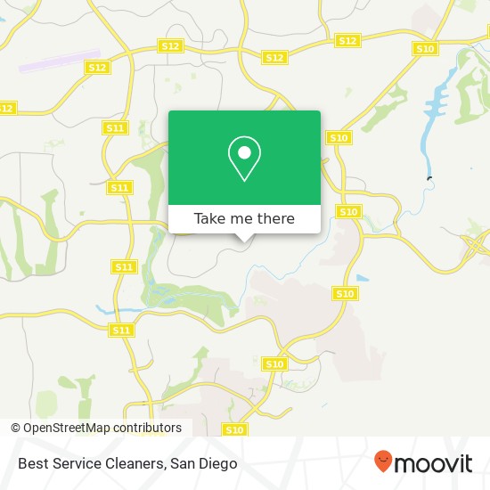 Best Service Cleaners map