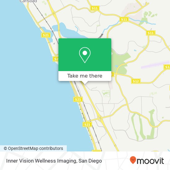 Inner Vision Wellness Imaging map