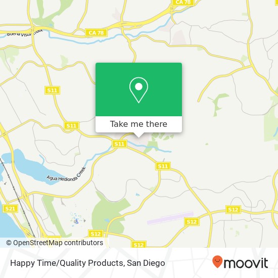 Happy Time/Quality Products map
