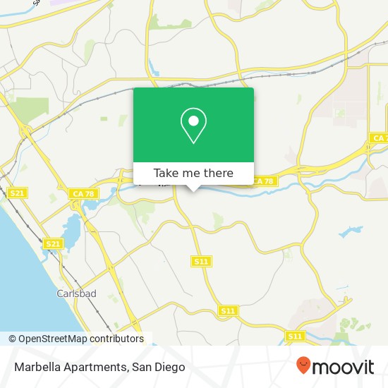 Marbella Apartments map