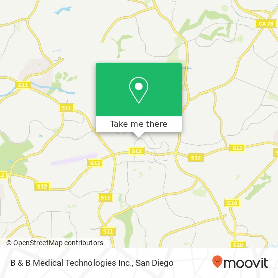 B & B Medical Technologies Inc. map