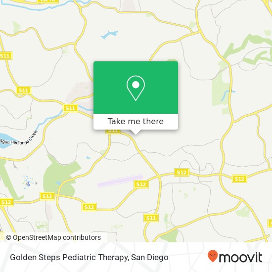 Mapa de Golden Steps Pediatric Therapy