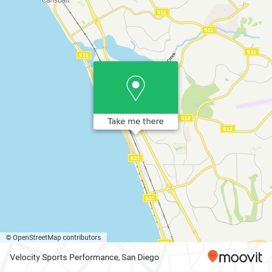 Velocity Sports Performance map