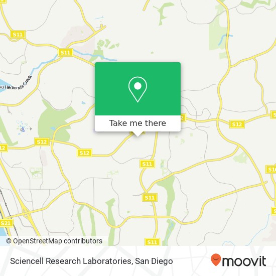 Sciencell Research Laboratories map