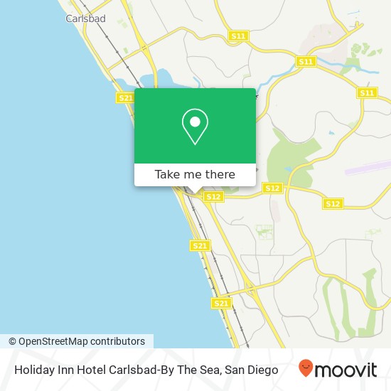 Mapa de Holiday Inn Hotel Carlsbad-By The Sea