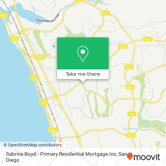 Sabrina Boyd - Primary Residential Mortgage Inc map