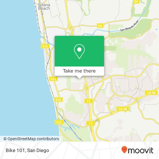 Bike 101 map