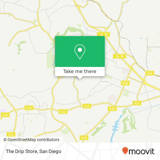 The Drip Store map