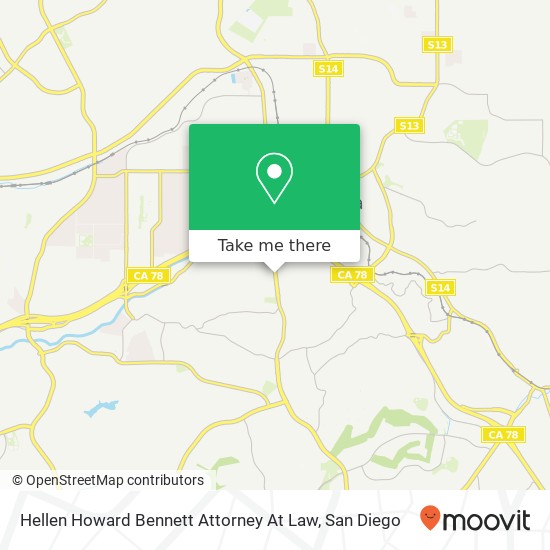 Hellen Howard Bennett Attorney At Law map