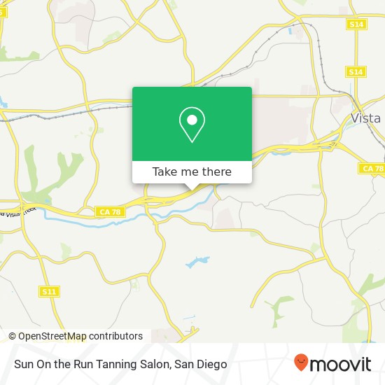 Mapa de Sun On the Run Tanning Salon