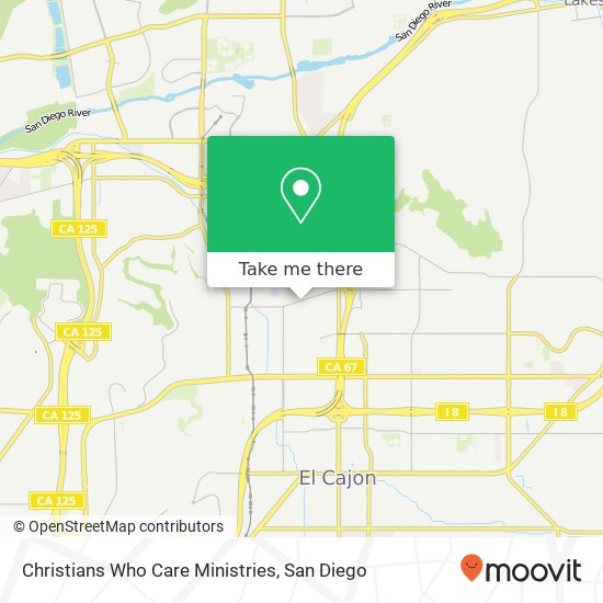 Christians Who Care Ministries map