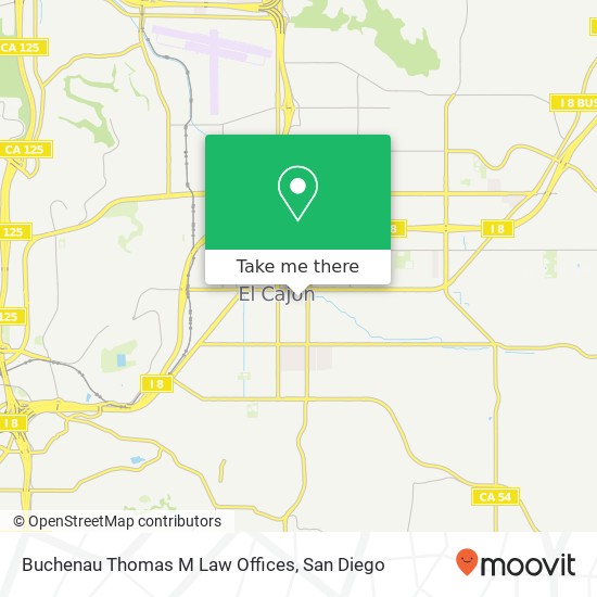 Mapa de Buchenau Thomas M Law Offices