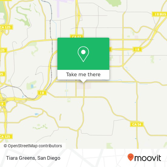Mapa de Tiara Greens
