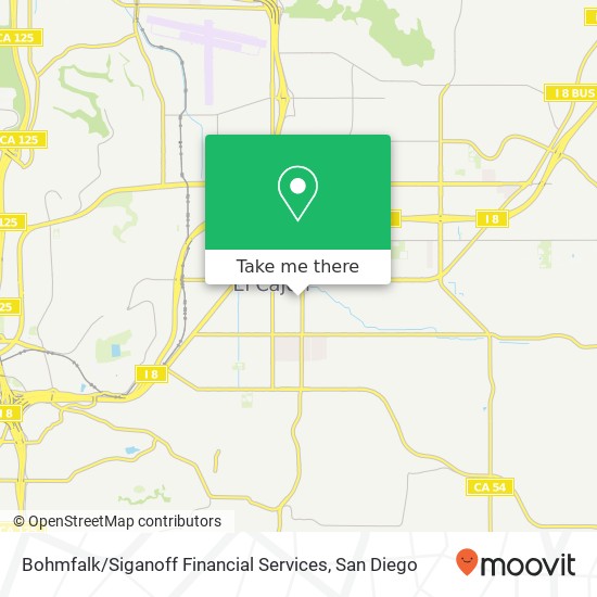 Mapa de Bohmfalk / Siganoff Financial Services