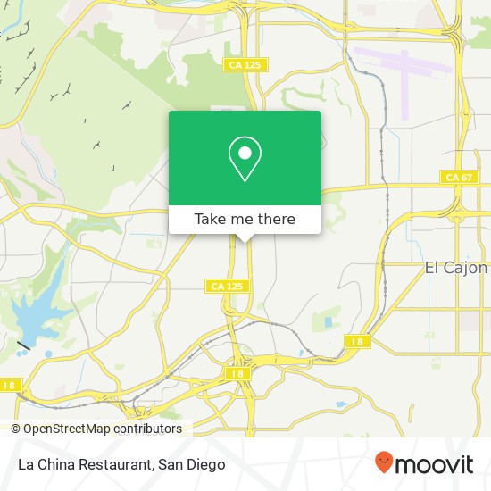 La China Restaurant map