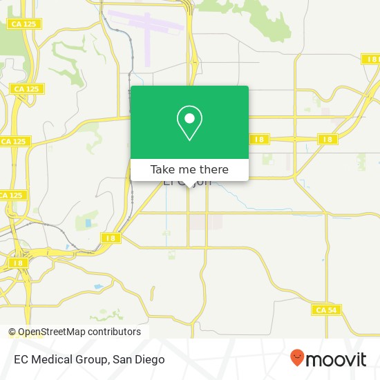 EC Medical Group map