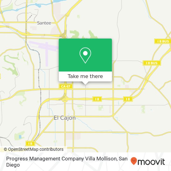 Progress Management Company Villa Mollison map