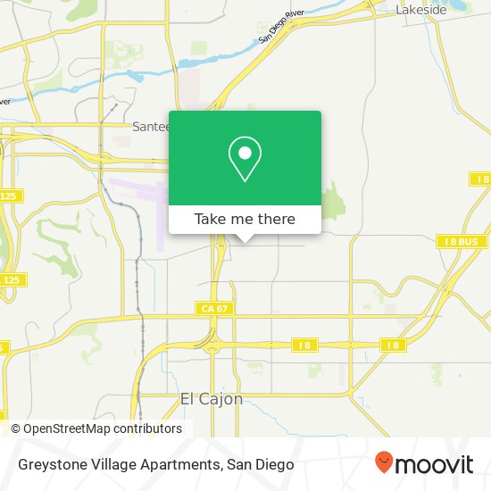 Mapa de Greystone Village Apartments