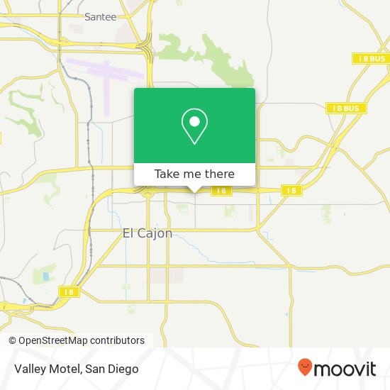 Mapa de Valley Motel