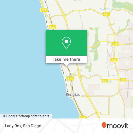 Lady Rox map