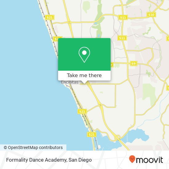 Formality Dance Academy map