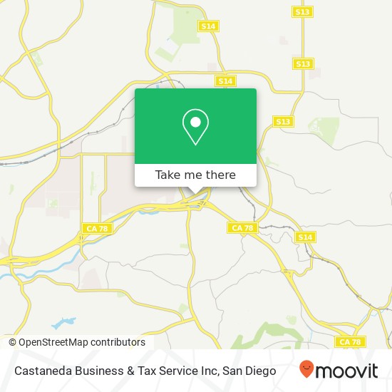 Mapa de Castaneda Business & Tax Service Inc