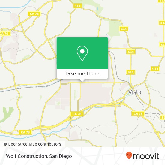 Mapa de Wolf Construction