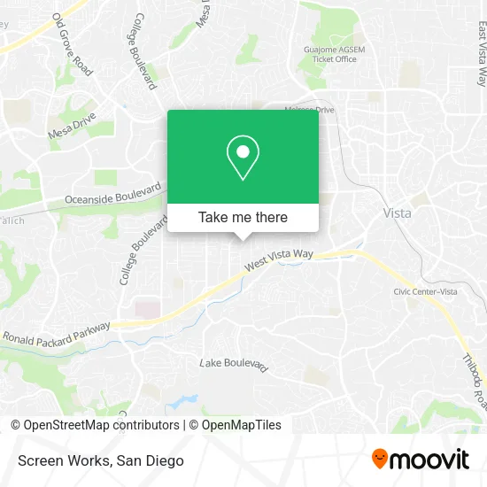 Mapa de Screen Works
