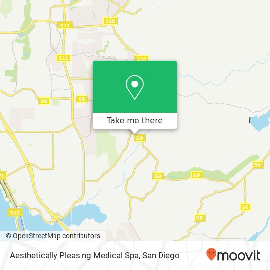 Mapa de Aesthetically Pleasing Medical Spa