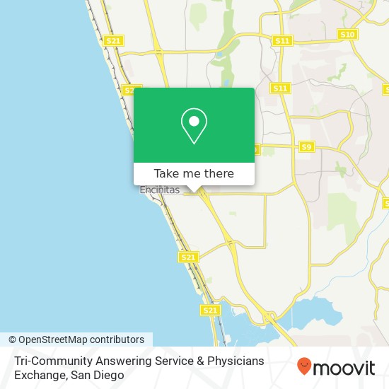 Tri-Community Answering Service & Physicians Exchange map