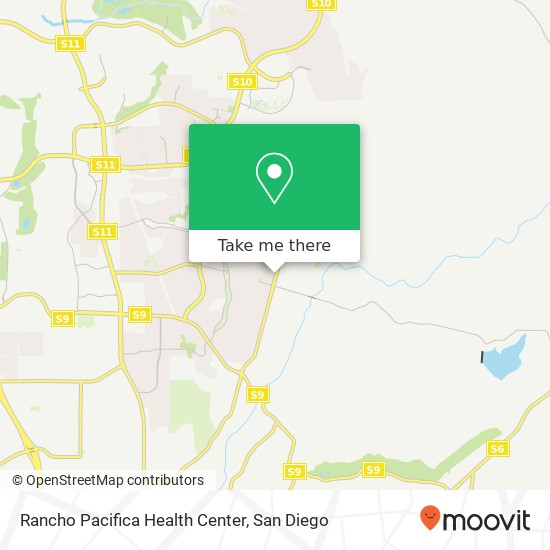 Mapa de Rancho Pacifica Health Center