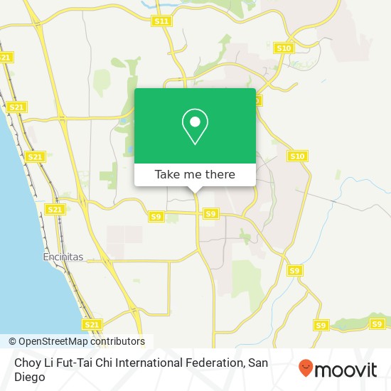 Choy Li Fut-Tai Chi International Federation map