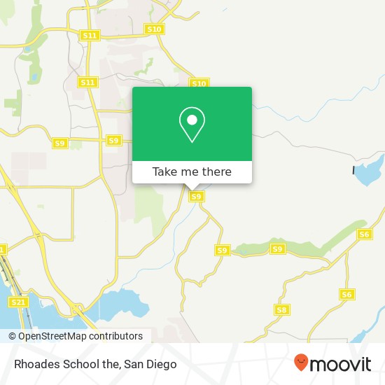 Rhoades School the map