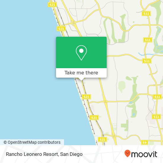 Rancho Leonero Resort map