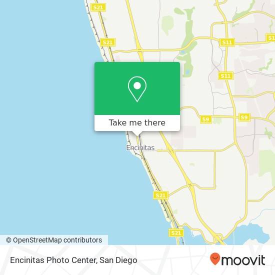 Encinitas Photo Center map