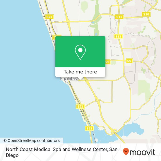 Mapa de North Coast Medical Spa and Wellness Center