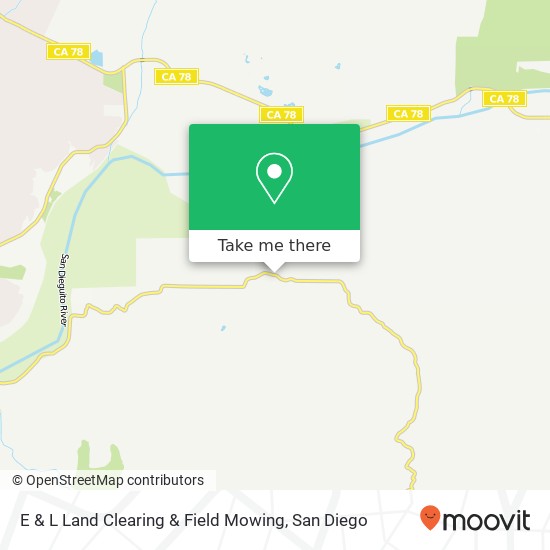 E & L Land Clearing & Field Mowing map