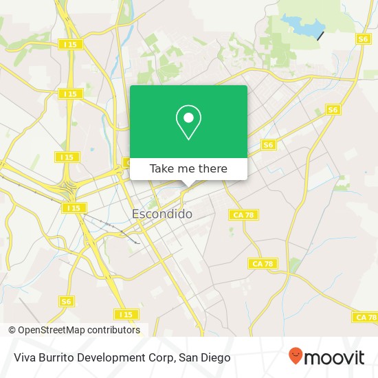 Mapa de Viva Burrito Development Corp