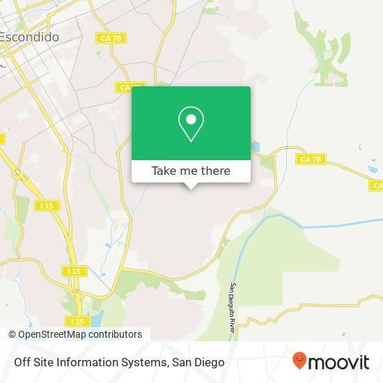 Off Site Information Systems map