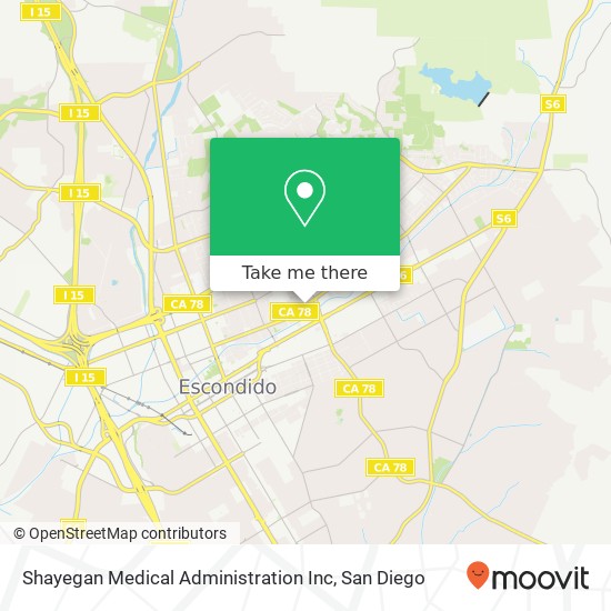 Mapa de Shayegan Medical Administration Inc