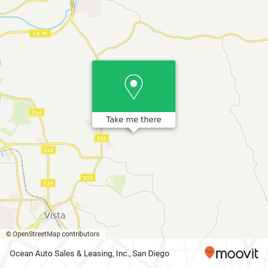 Mapa de Ocean Auto Sales & Leasing, Inc.