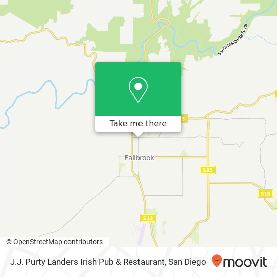 J.J. Purty Landers Irish Pub & Restaurant map